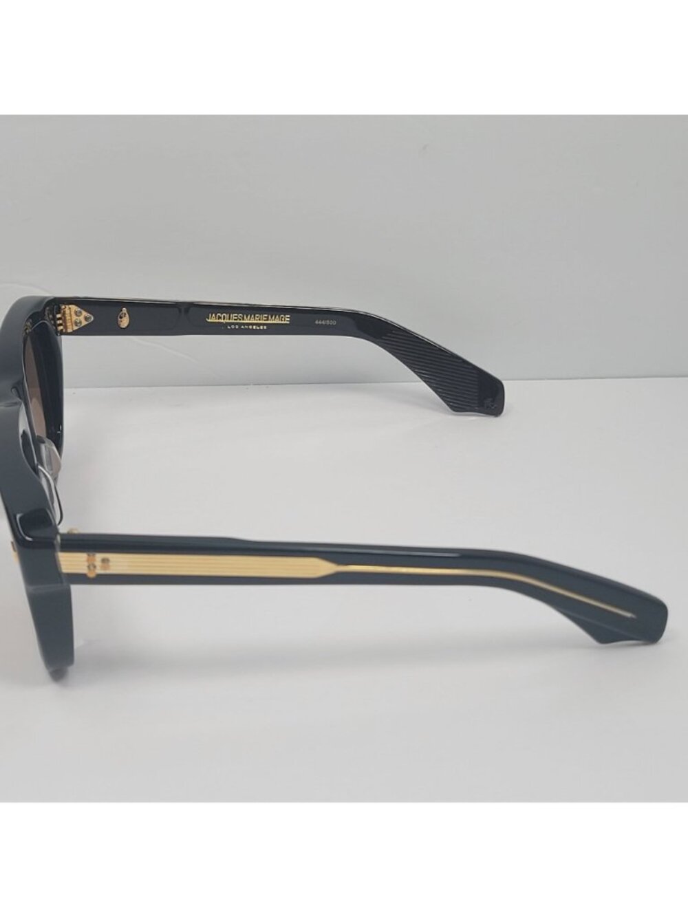 Jacques Marie Mage Yves Black Gold Stripe Eyeglasses 444/500 Made in Japan NIB - Picture 8 of 12